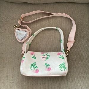 NEW VIRAL Juicy Couture Cherry Shoudler Bag, Juicy Cherry Bags, Retro Cherry Bag